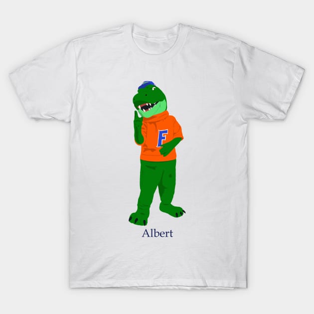 Albert Florida Gators Drawing T-Shirt by tysonstreet